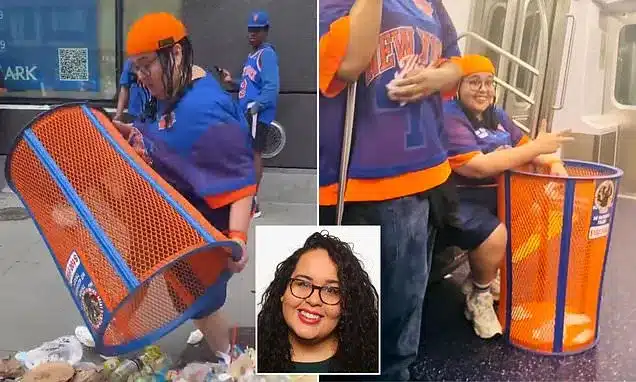 JPMorgan Fires Employee After Trash Can Incident at Knicks Parade JPMorgan Fires Employee After Trash Can Incident at Knicks Parade