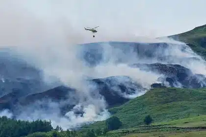 Peak District Wildfire Erupts Amid Record-Breaking Heatwave