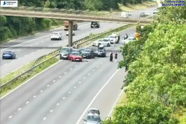 M5 Southbound Disruption: Multi-Vehicle Crash Closes Lanes Near Bristol