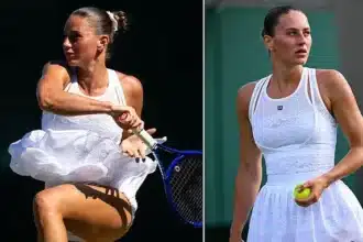 Marta Kostyuk’s Bridal Tennis Dress Wows Wimbledon Fans