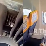 Ryanair Plane Engine Failure Leaves Passenger Dangling From Window