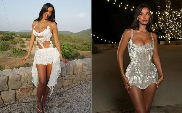 Maya Jama Dazzles in Silver Mini Dress Ahead of Love Island Drama