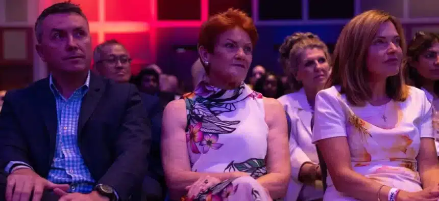 Pauline Hanson Urges No Apology for Being White at UK Conference Pauline Hanson Urges No Apology for Being White at UK Conference