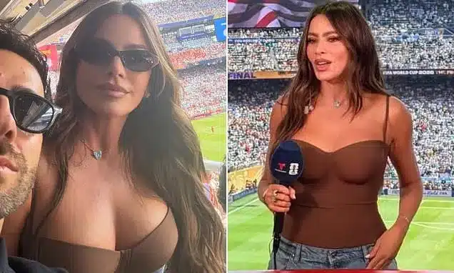 Sofia Vergara Attends World Cup Final in New Jersey Sofia Vergara Attends World Cup Final in New Jersey