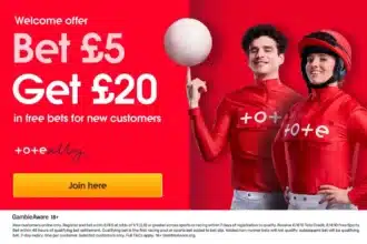 Tote Bonus: Bet £5, Get £20 in Free Bets for Racing