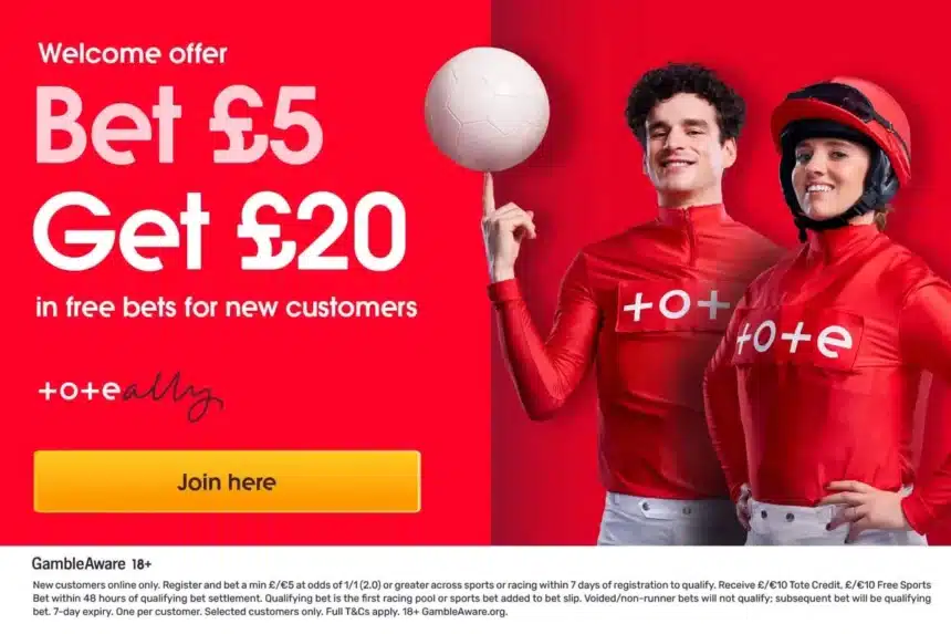Tote Bonus: Bet £5, Get £20 in Free Bets for Racing Tote Bonus: Bet £5, Get £20 in Free Bets for Racing