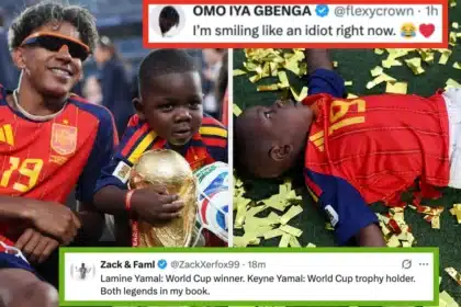 Lamine Yamal’s Brother, Keyne, Steals Hearts After Spain’s World Cup Win
