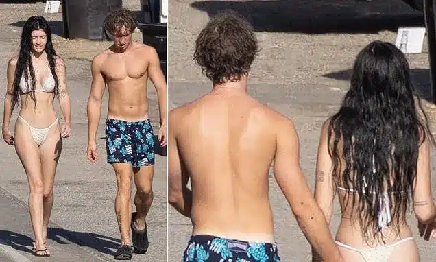 Sami Sheen Displays Affection with Mystery Man in Malibu Sami Sheen Displays Affection with Mystery Man in Malibu