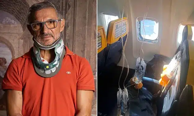 Passenger Pulled from Jet Window During Ryanair Flight Ordeal