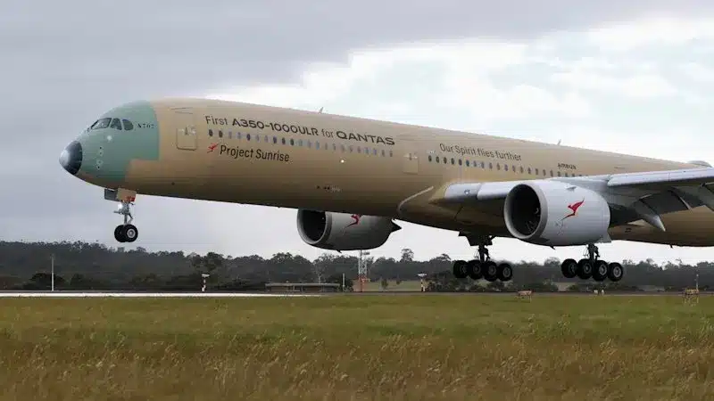 Qantas A350 Completes Historic 24-Hour Non-Stop Flight