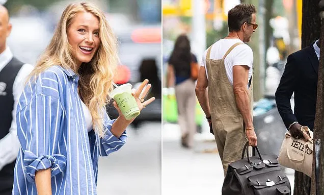 Blake Lively and Ryan Reynolds Step Out in NYC with Hermes Bags