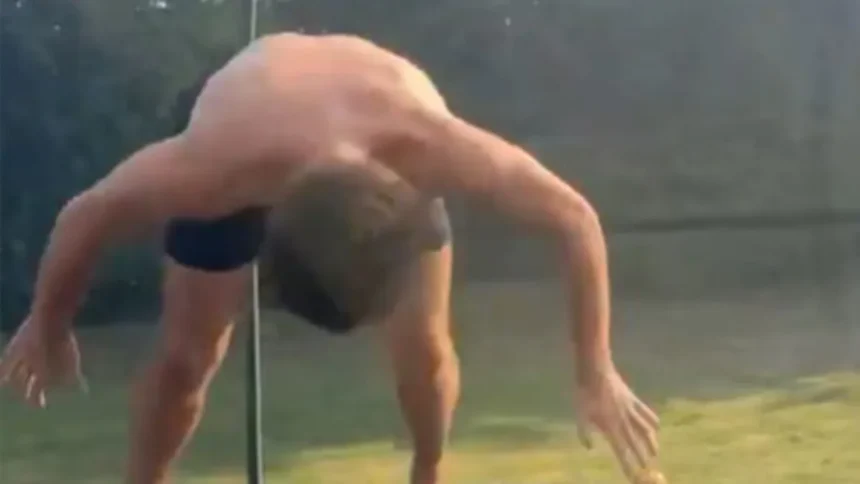 Maguire’s Trampoline Antics Spark Fan Concern Amidst Man Utd Defensive Woes