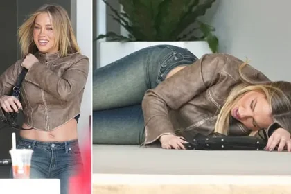 Tammy Hembrow’s Pavement Photo Shoot: Influencer Stages Dramatic Scene