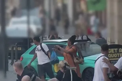 Teen Driver’s Near Miss with Pedestrians in Chicken Shop Crash