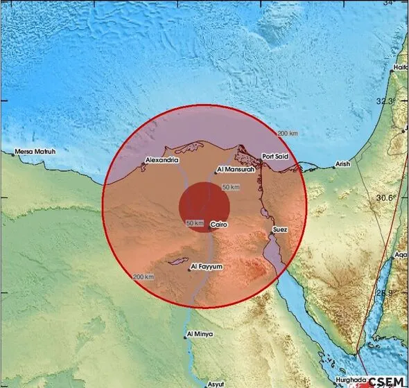 Cairo Jolted by 5.3 Magnitude Earthquake