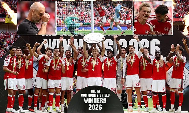 Arsenal Dominates Man City in Community Shield Opener Arsenal Dominates Man City in Community Shield Opener