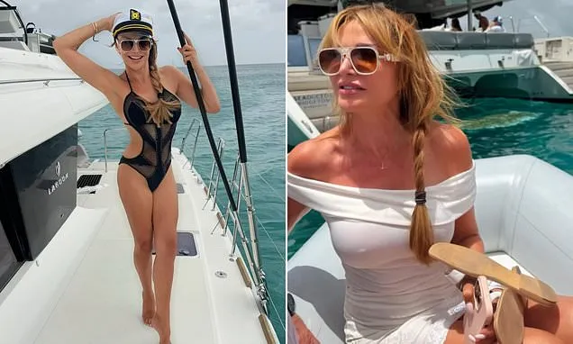 Lizzie Cundy Enjoys Yacht Life and Island Getaways