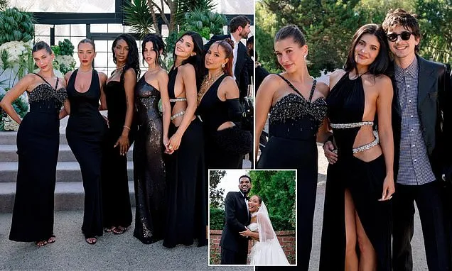 Kylie Jenner Wears Daring Gown to Jordyn Woods’ Wedding