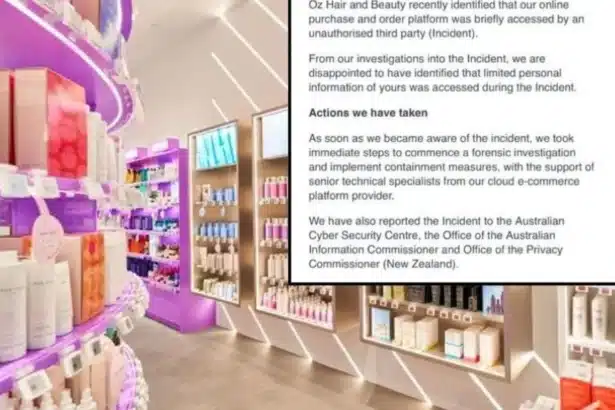 Oz Hair and Beauty Data Breach Affects Millions