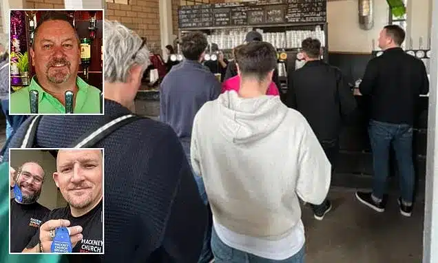 Pubs ditch single-file queues to revive social atmosphere
