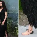 Margaret Qualley’s Daring Chanel ‘Barefoot Sandals’ at Film Premiere