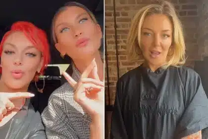 Sheridan Smith Dazzles with Red Hair, Reunites with Charley Webb