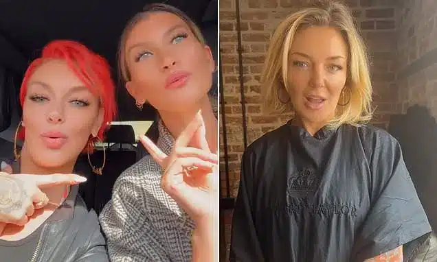Sheridan Smith Dazzles with Red Hair, Reunites with Charley Webb