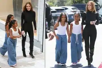 Bianca Censori Dons Modest Outfit for Family Outing with Chicago and Dream