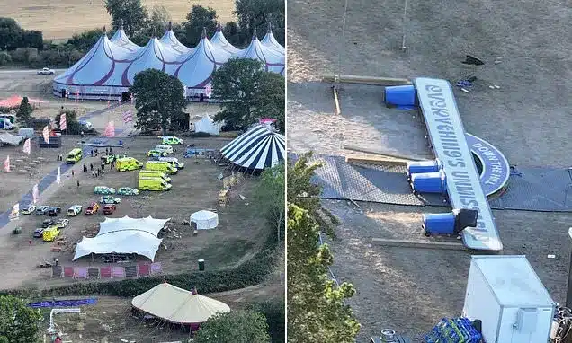 Tragedy at Christian Festival: Sign Collapse Kills One, Injures Six Tragedy at Christian Festival: Sign Collapse Kills One, Injures Six
