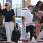 George and Amal Clooney Arrive in Venice for Film Festival Honor