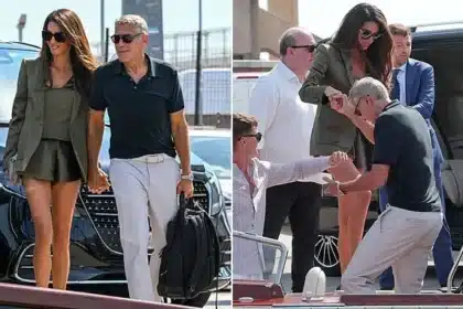 George and Amal Clooney Arrive in Venice for Film Festival Honor