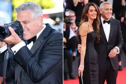 George Clooney Celebrates Venice Award by Photographing Paparazzi