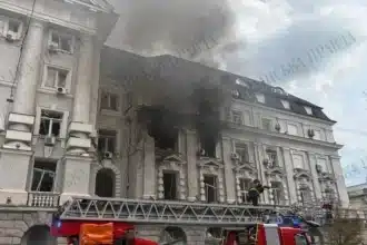 Kyiv SBU Headquarters Hit in Russian Drone Strike