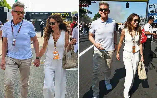 Gordon Ramsay and Wife Tana Enjoy Italian Grand Prix