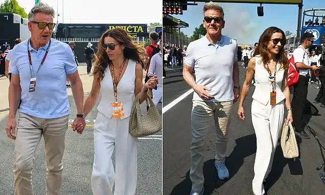 Gordon Ramsay and Wife Tana Enjoy Italian Grand Prix