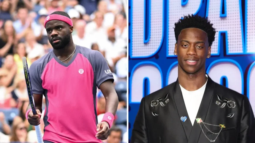Frances Tiafoe Honors AJ Dybantsa with Basketball Celebration at US Open Frances Tiafoe Honors AJ Dybantsa with Basketball Celebration at US Open