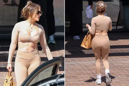 Jennifer Lopez Flaunts Fit Physique at Gym