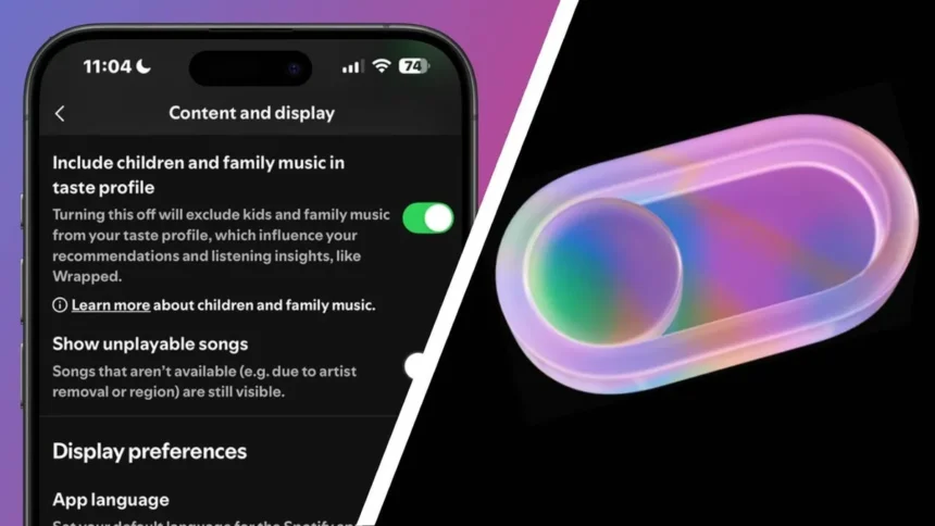 Spotify Feature Blocks Kids’ Music From Your Recommendations