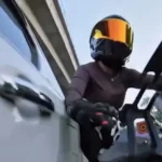Car Collides with Motorbike in Viral Indian Footage