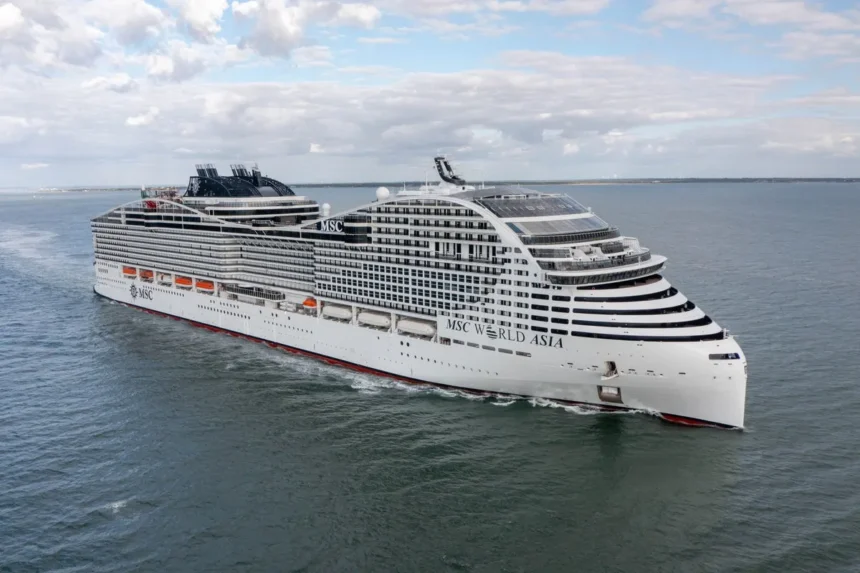 MSC World Asia Completes Sea Trials for December 2026 Debut MSC World Asia Completes Sea Trials for December 2026 Debut
