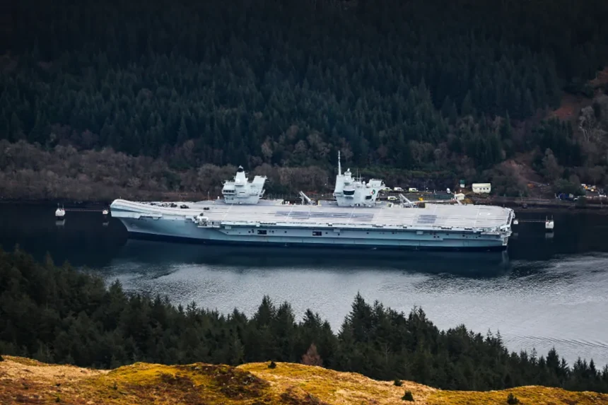HMS Queen Elizabeth Arrives on the Clyde for Key Operations HMS Queen Elizabeth Arrives on the Clyde for Key Operations