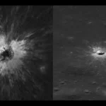 NASA Orbiter Discovers Rare, Century-Scale Lunar Impact Crater
