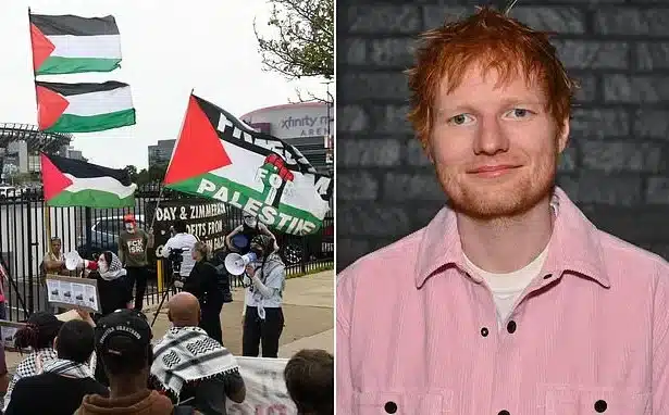 Protesters Disrupt Ed Sheeran Concert in Philadelphia