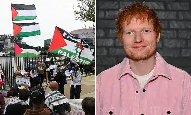 Protesters Disrupt Ed Sheeran Concert in Philadelphia Protesters Disrupt Ed Sheeran Concert in Philadelphia